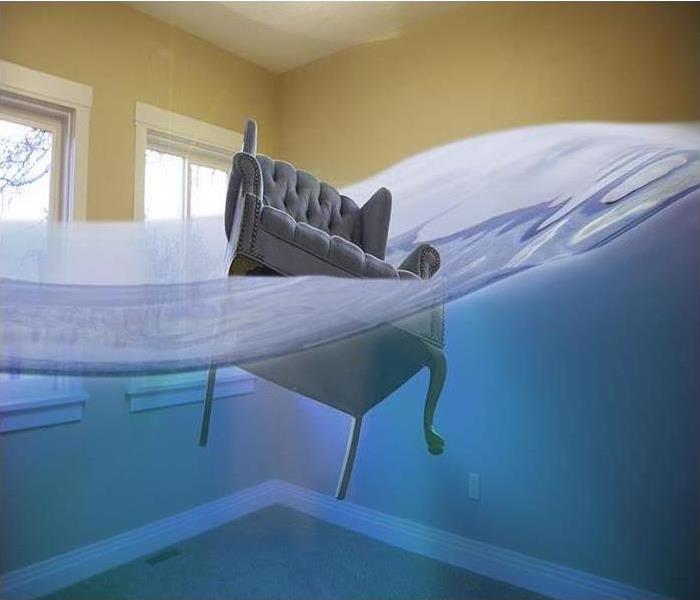 Chair Float In House Flood