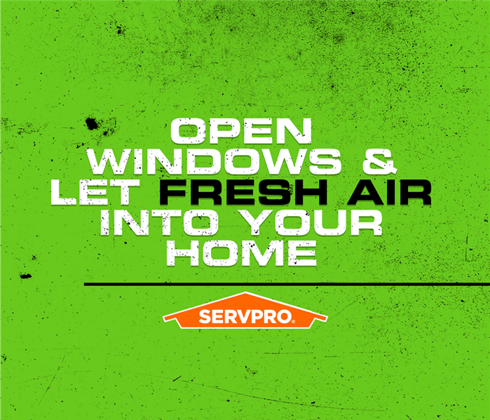 servpro poster fresh air ventilation vs mold